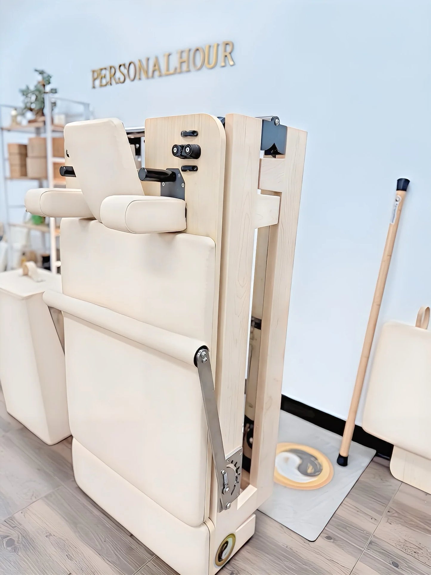 Nour 2.0 Advanced with Wooden Legs - Foldable Home Reformer