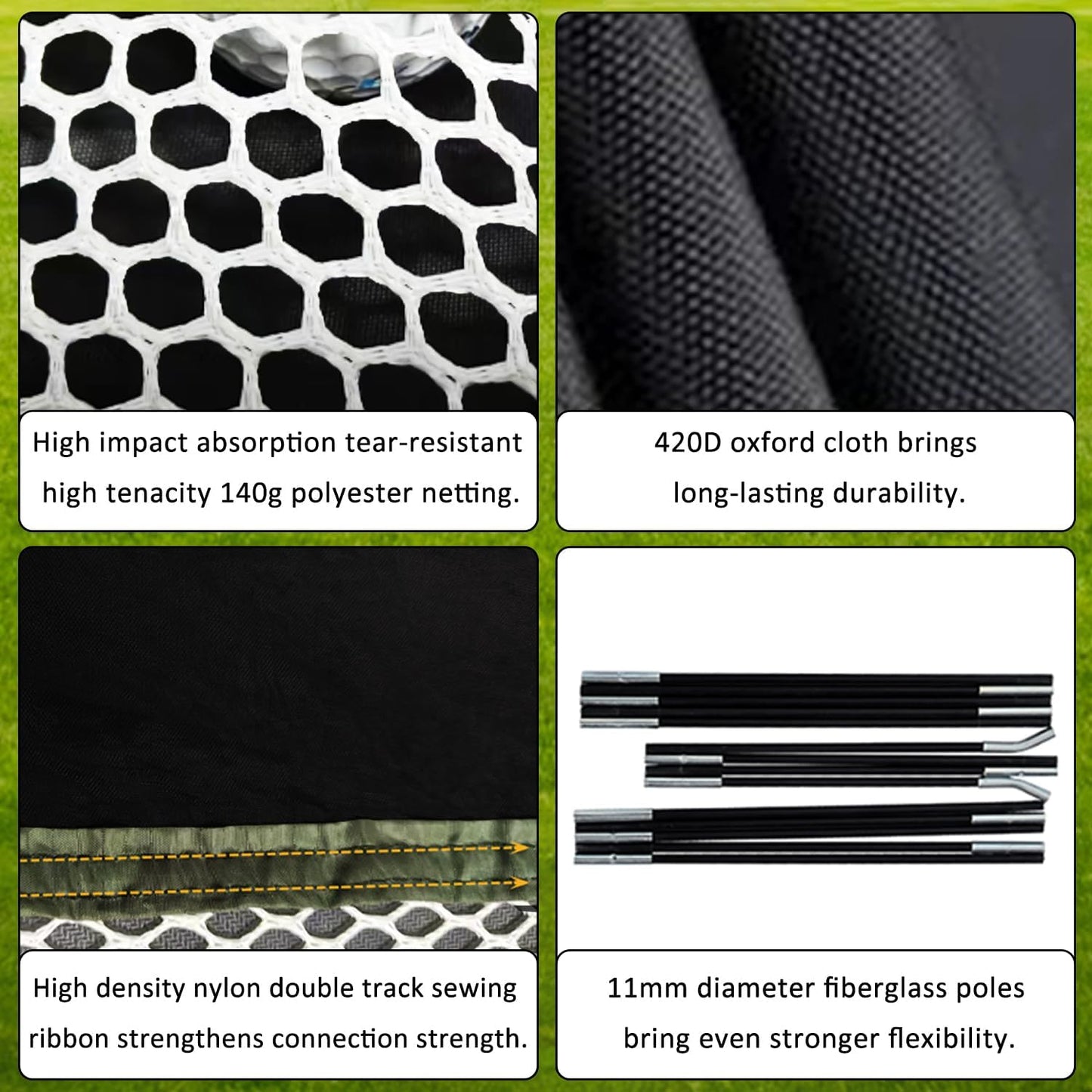 Golf Practice Nets with Real Balls/Turf Mat/Tees/Hat/Target/Bag: 10X7Ft 12X7Ft Gift for Mens Golf Lovers Hitting Driving Chipping Net - Indoor Outdoor Garage Using